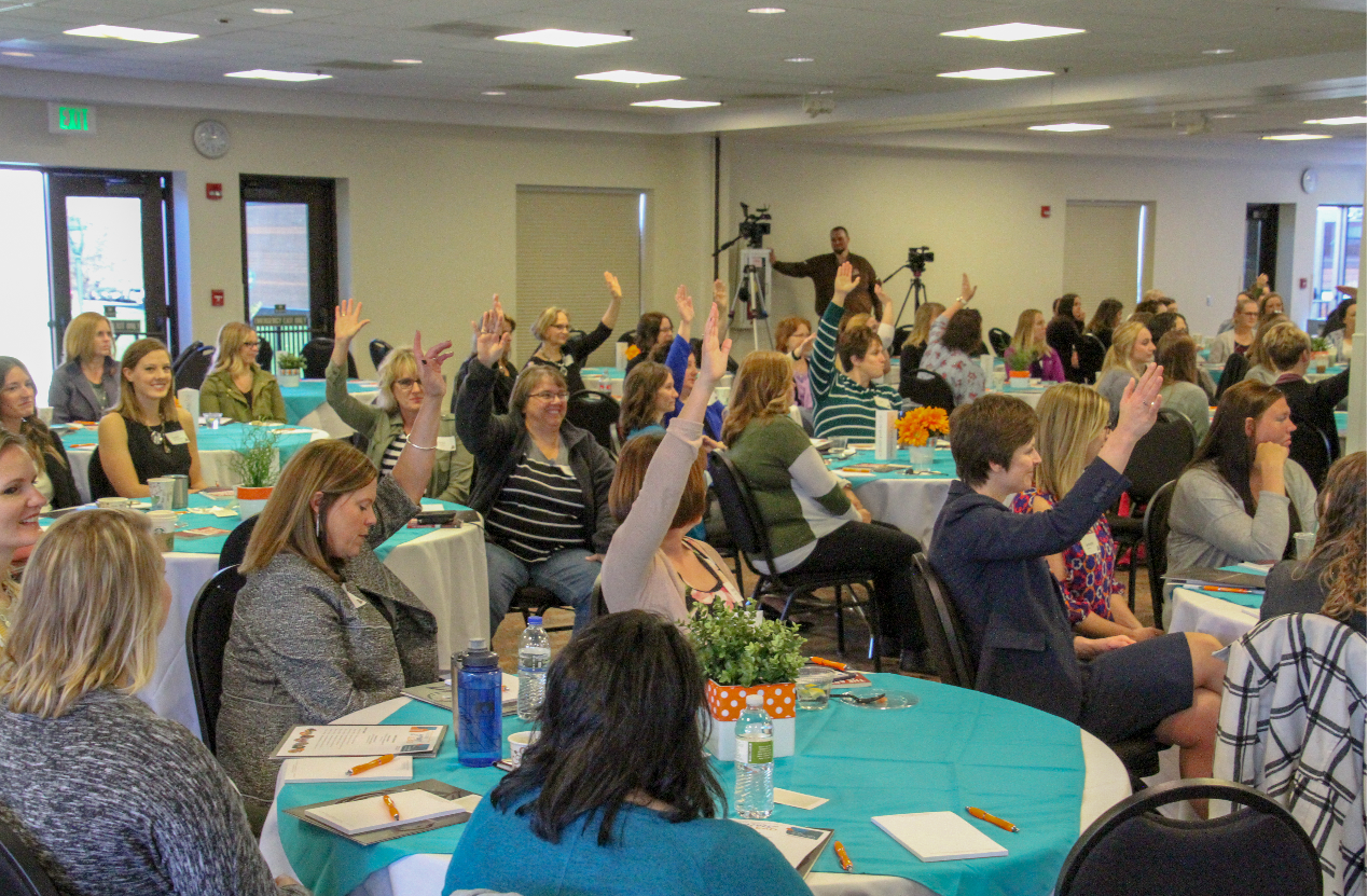 women's leadership conference picture from 2019